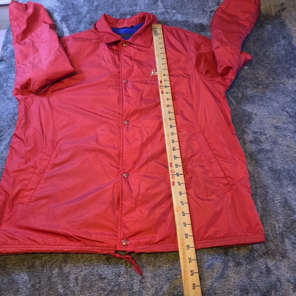 Polo Ralph Lauren New York State Champs Coach Jacket Mens L Tall Red P Wing 67